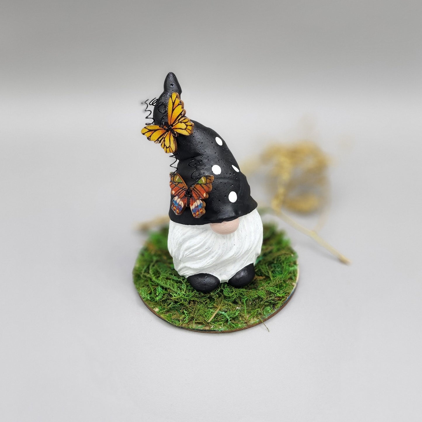 Clover Gnome - Butterfly-Bee-Ladybug